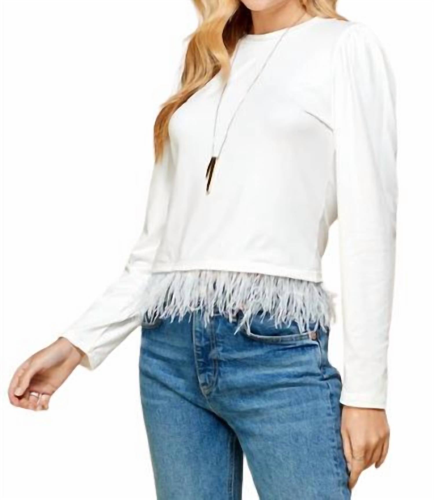 Les Amis - Detail Waist Top - clothing - shirts - solid