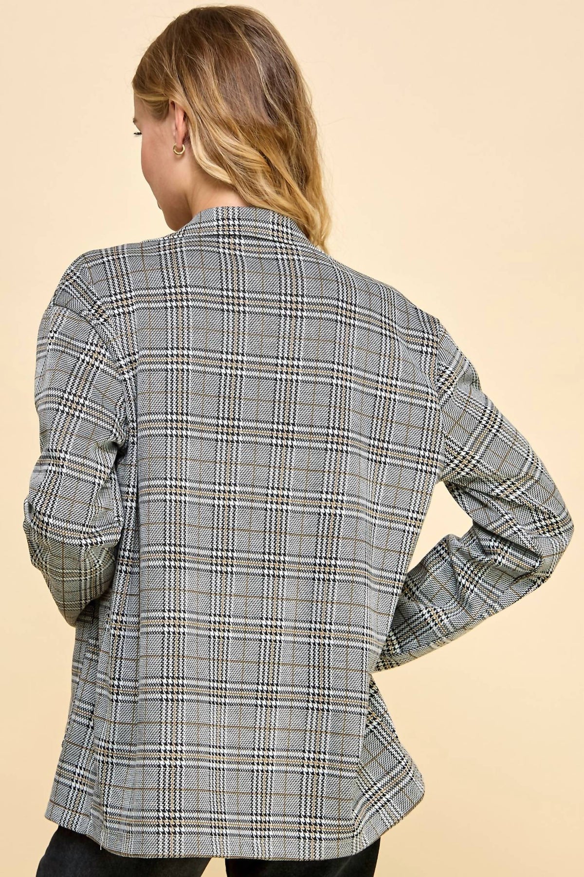 Les Amis - Plaided Blazer With Pockets