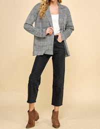Les Amis - Plaided Blazer With Pockets