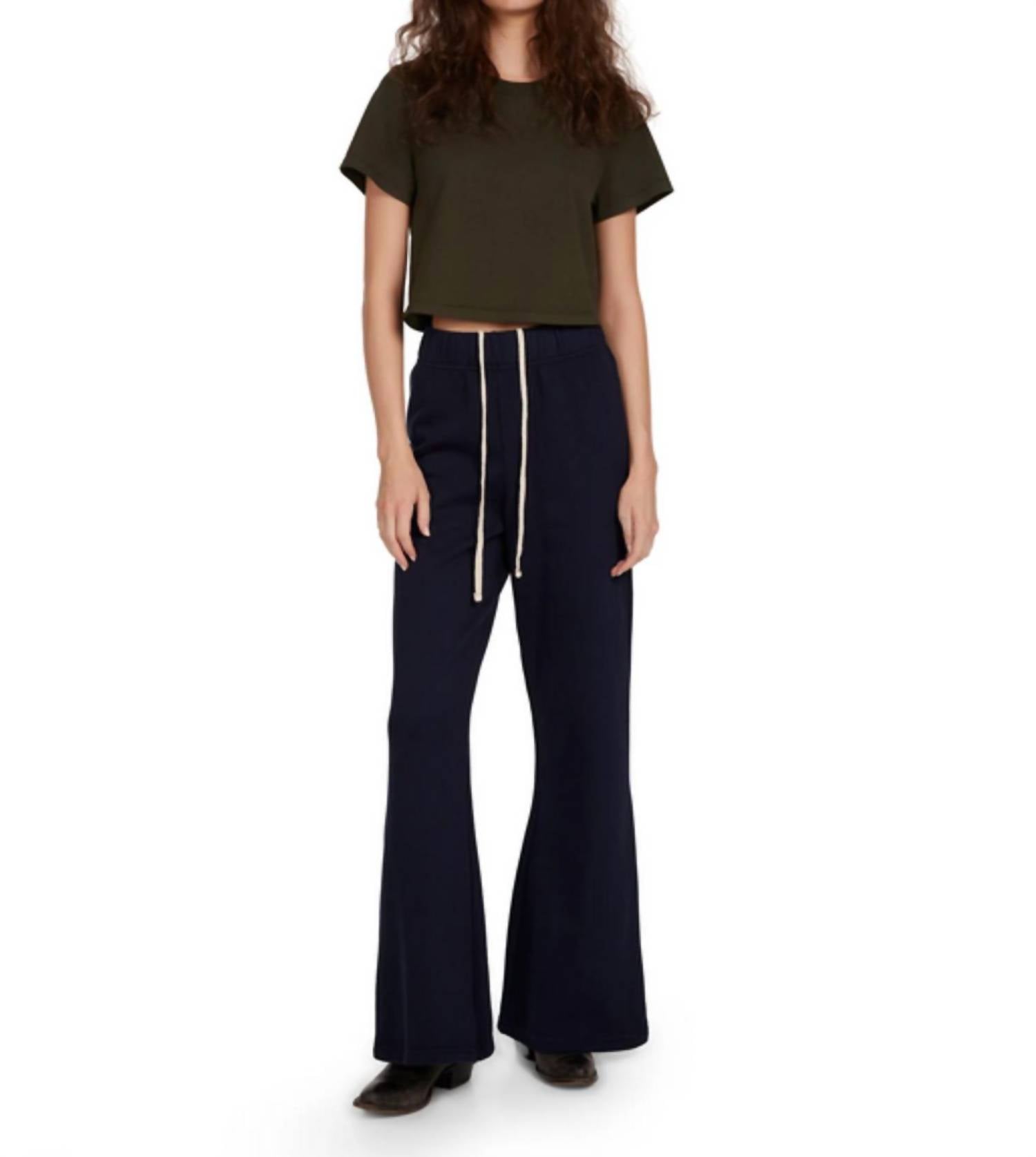 Les Tien - Daria Crop Tee - black - clothing - cotton