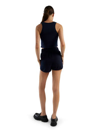 Les Tien - Kerry Crop Tank - blue - clothing - cotton