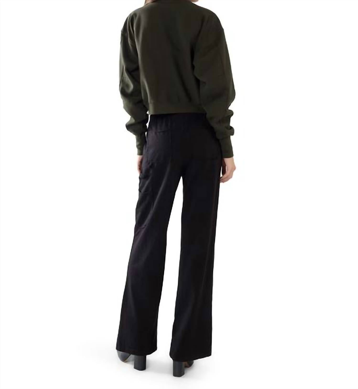 Les Tien - Ryder Crop Crew Top - clothing - cotton - crop - tops