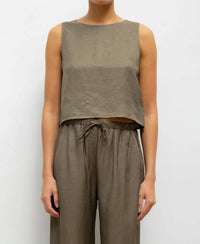 Leset - Daniel Crop Sleeveless Crew Top