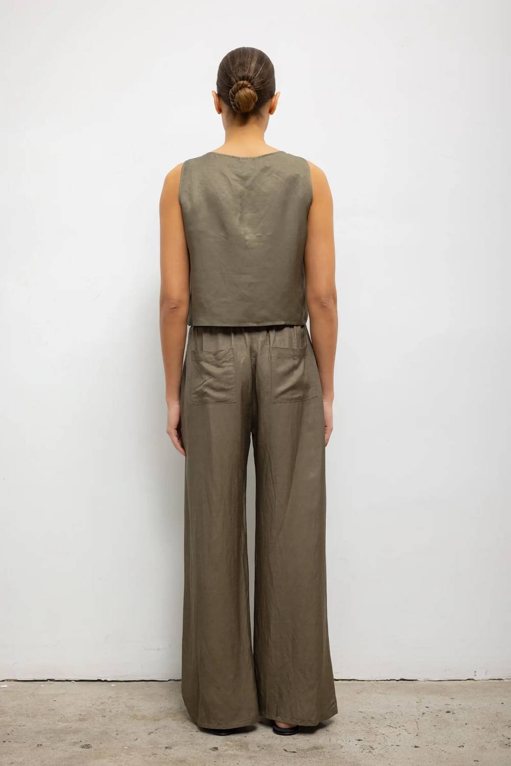 Leset - Daniel Crop Sleeveless Crew Top
