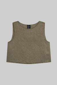Leset - Daniel Crop Sleeveless Crew Top