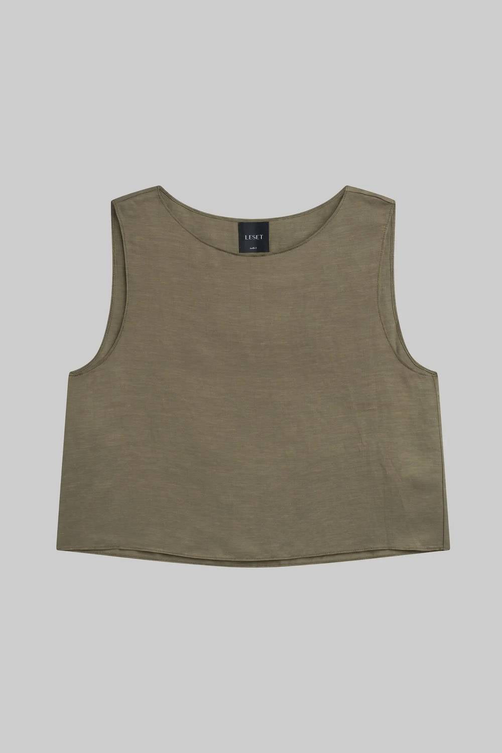 Leset - Daniel Crop Sleeveless Crew Top