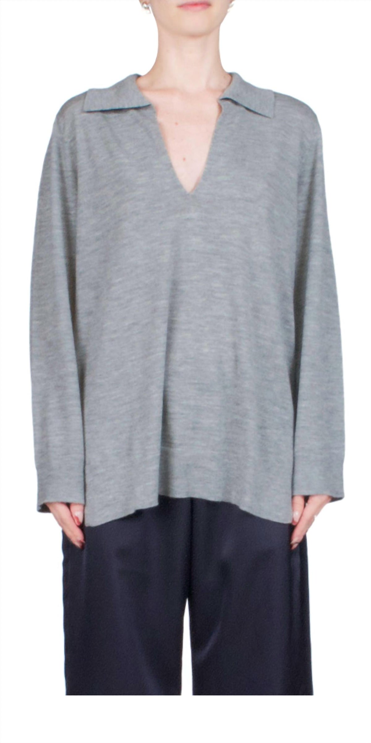 Leset - James V Neck Polo Top