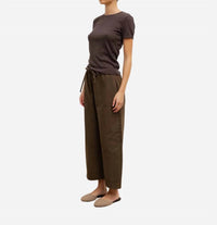 Leset - Pointelle Cotton Slim Fit Tee