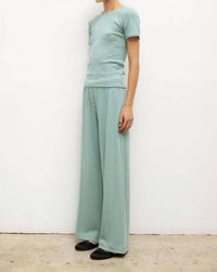 Leset - Pointelle Slim Fit Tee