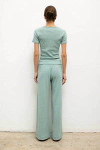 Leset - Pointelle Slim Fit Tee