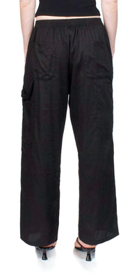 Leset - Yoko Crop Painter Pant - ankle - black - clothing
