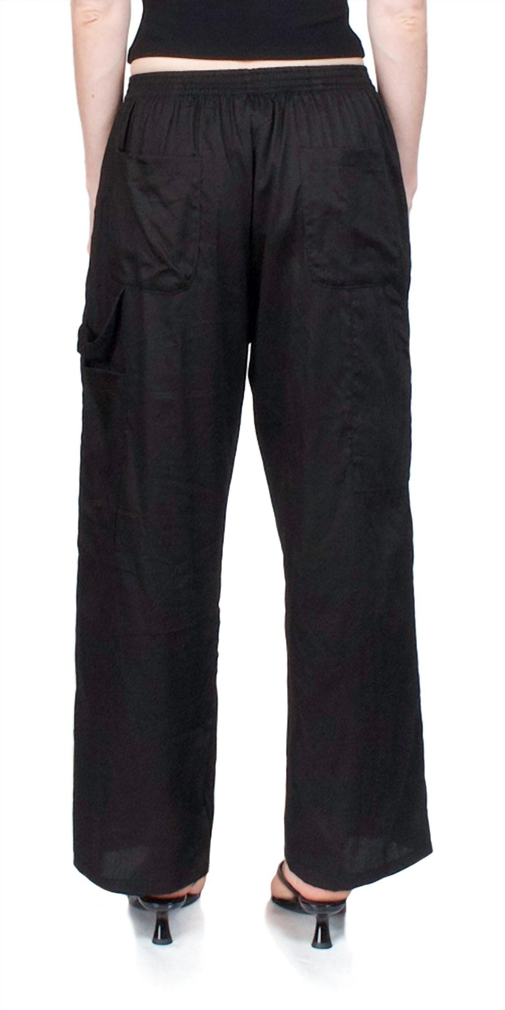 Leset - Yoko Crop Painter Pant - ankle - black - clothing