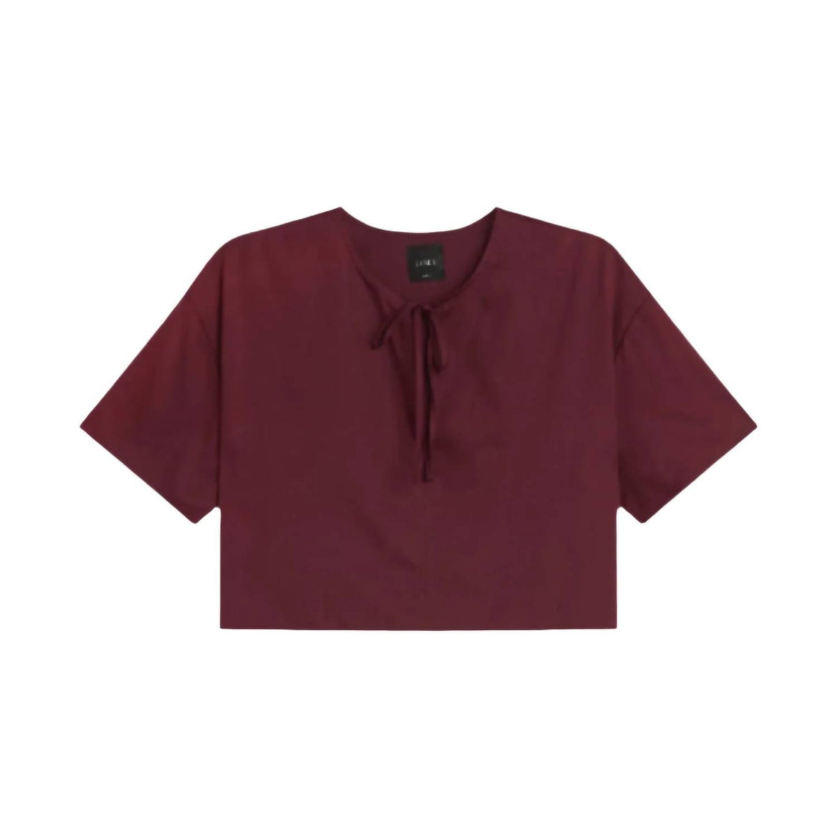 Leset - Yoko Short Sleeve Tie Top