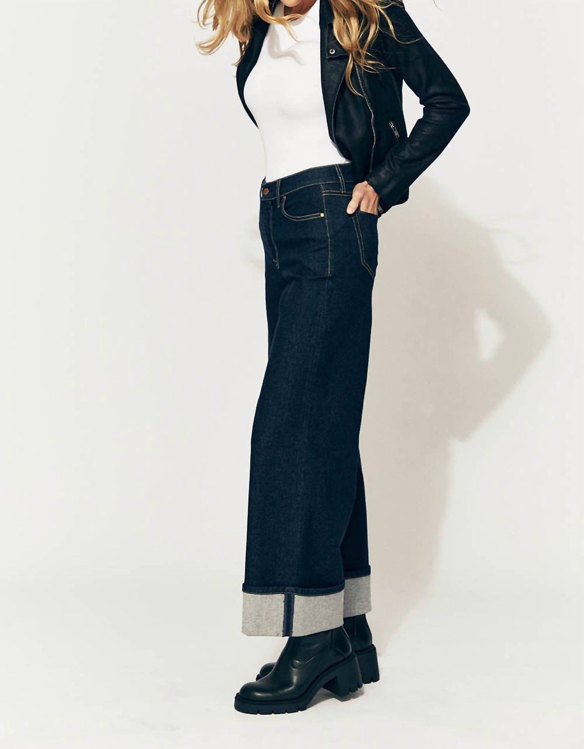 Level99 - Tribecca Wide Cuff Jeans