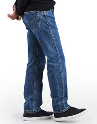 Levi'S - 505 Regular-fit Stonewashed Straight-leg Jean