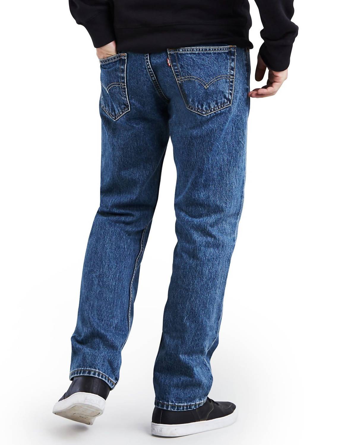 Levi'S - 505 Regular-fit Stonewashed Straight-leg Jean