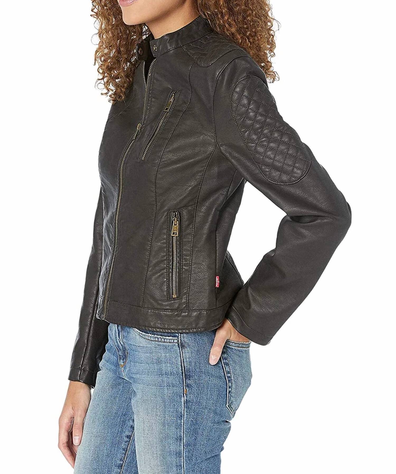 Levi'S - Motorcross Racer Jacket - brown - clothing - jackets