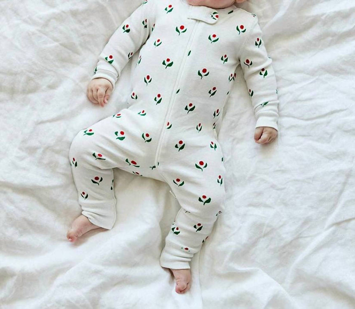 Lewis - Baby's Zip Sleeper Footies