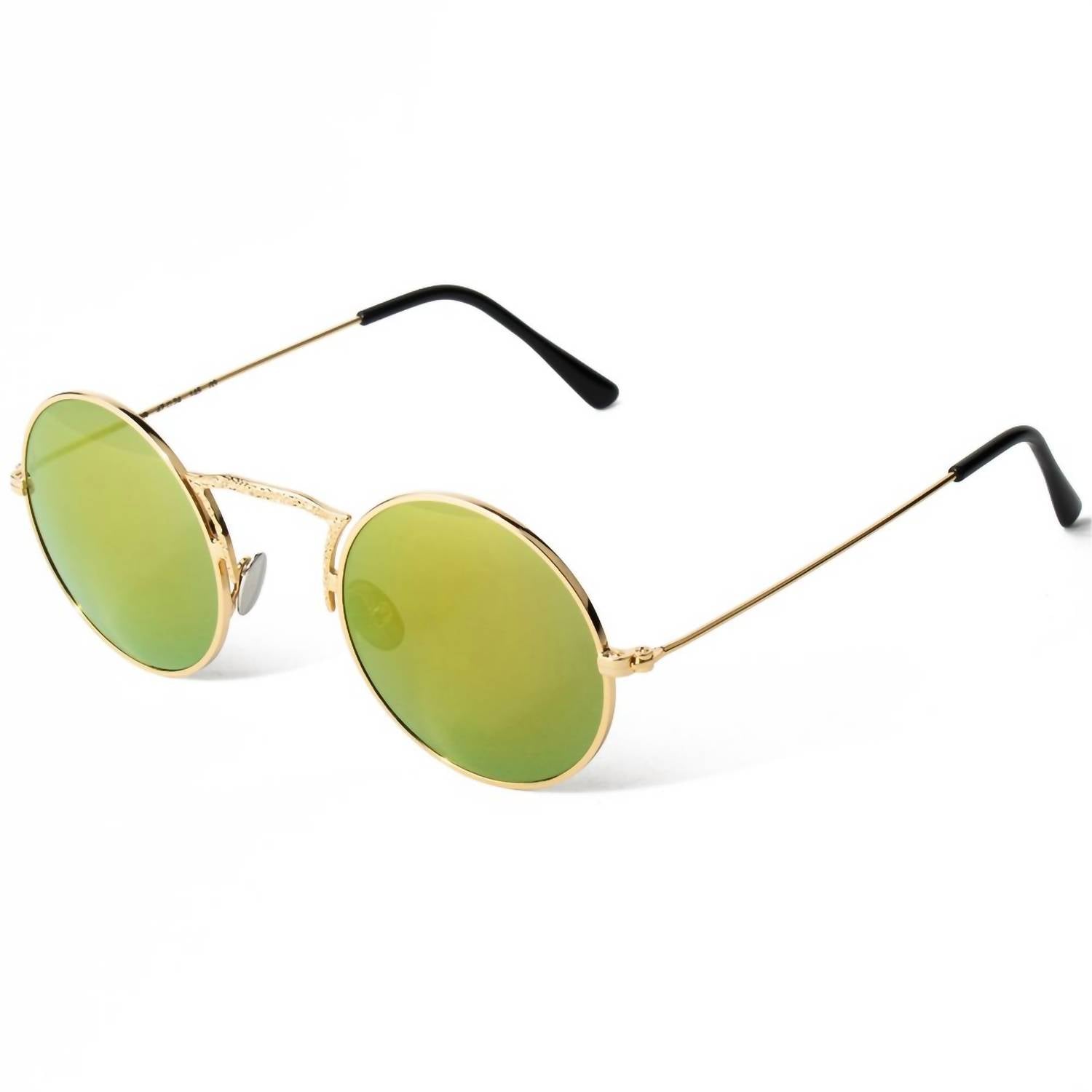 L.G.R. - Women's Metal Sunglasses - accessories - gold - metal