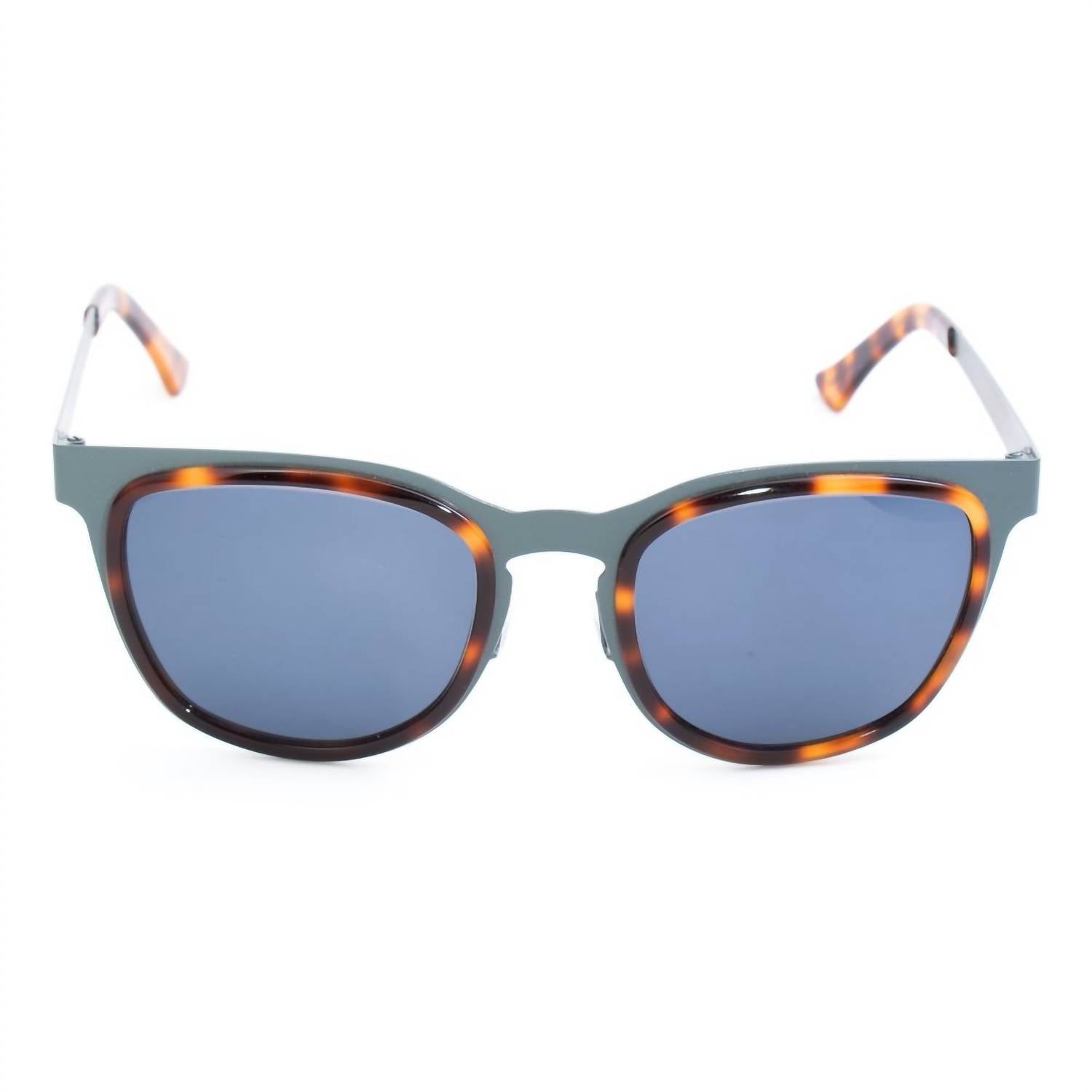 L.G.R. - Women's Stainless Steel Sunglasses - accessories - blue - stainless - steel