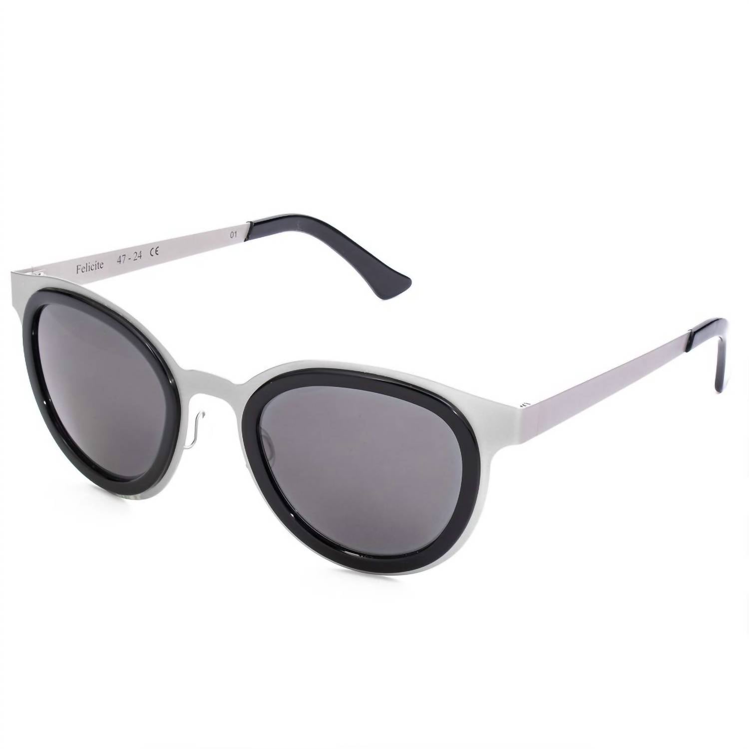 L.G.R. - Women's Stainless Steel Sunglasses - accessories - grey - stainless - steel