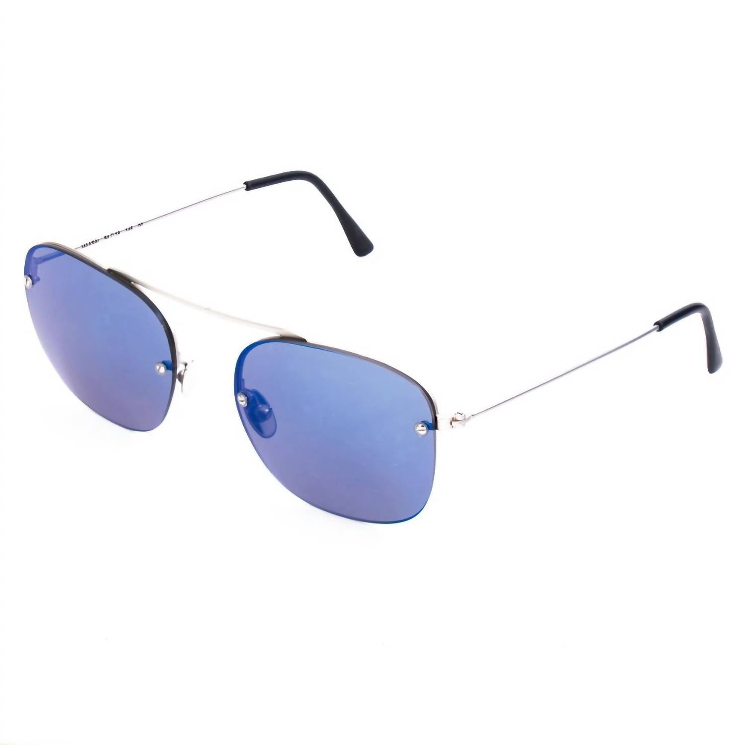 L.G.R. - Women's Stainless Steel Sunglasses - accessories - silver - stainless - steel
