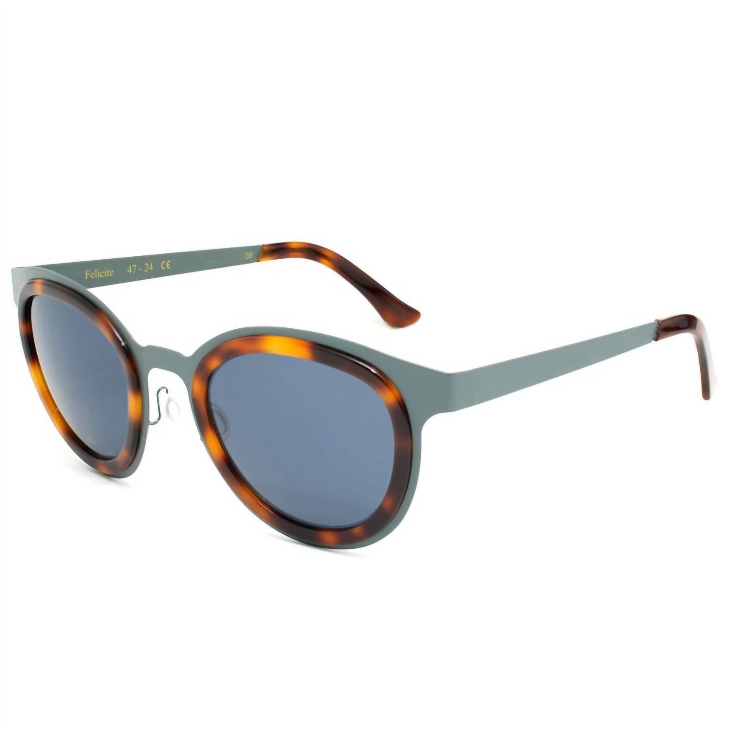 L.G.R. - Women's Stainless Steel Sunglasses - accessories - blue - stainless - steel