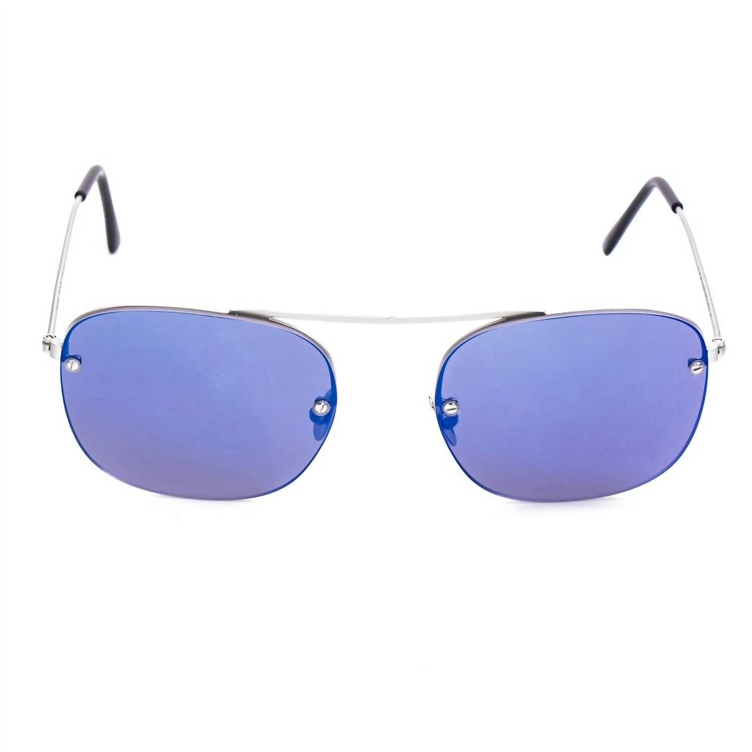 L.G.R. - Women's Stainless Steel Sunglasses - accessories - silver - stainless - steel