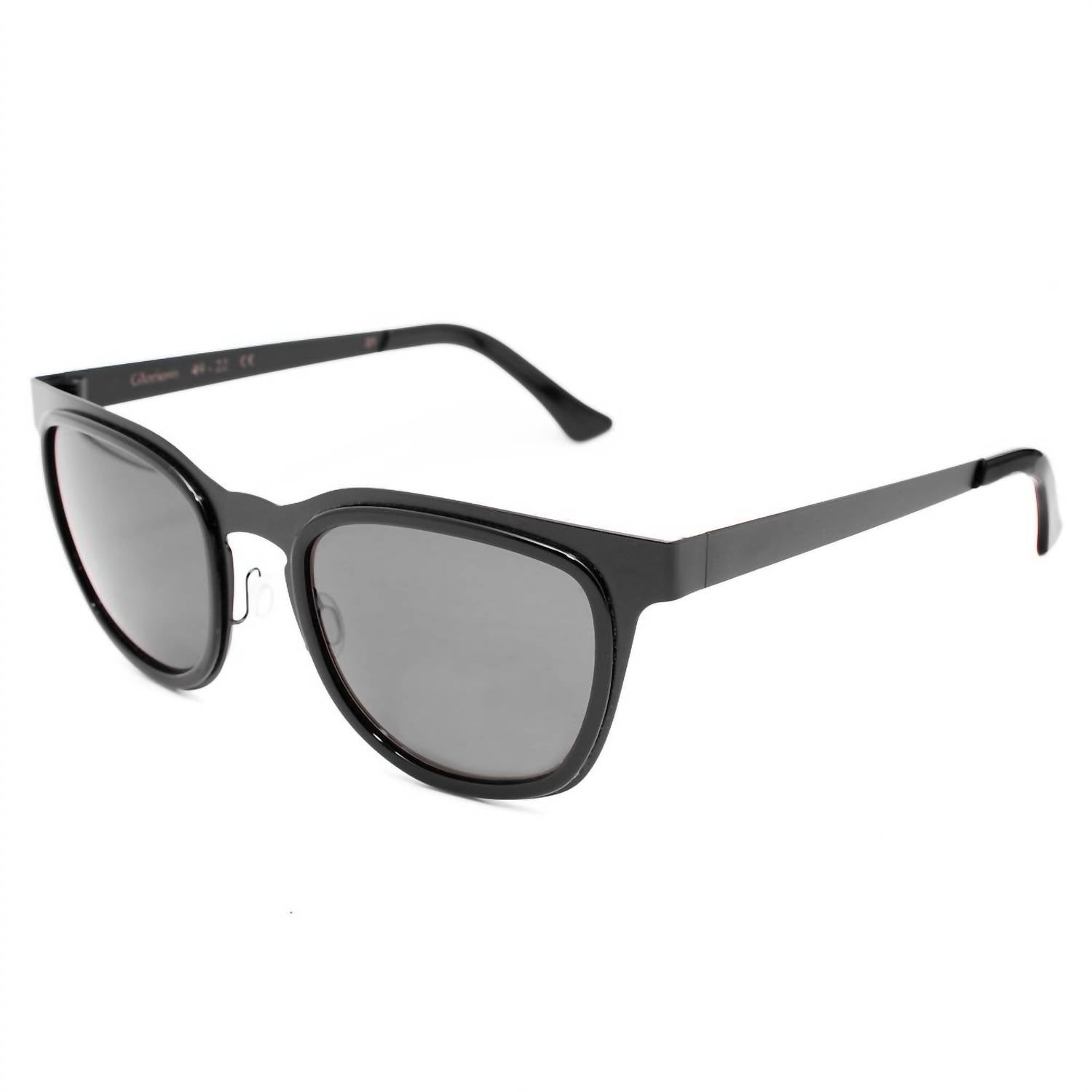 L.G.R. - Women's Stainless Steel Sunglasses - accessories - black - stainless - steel