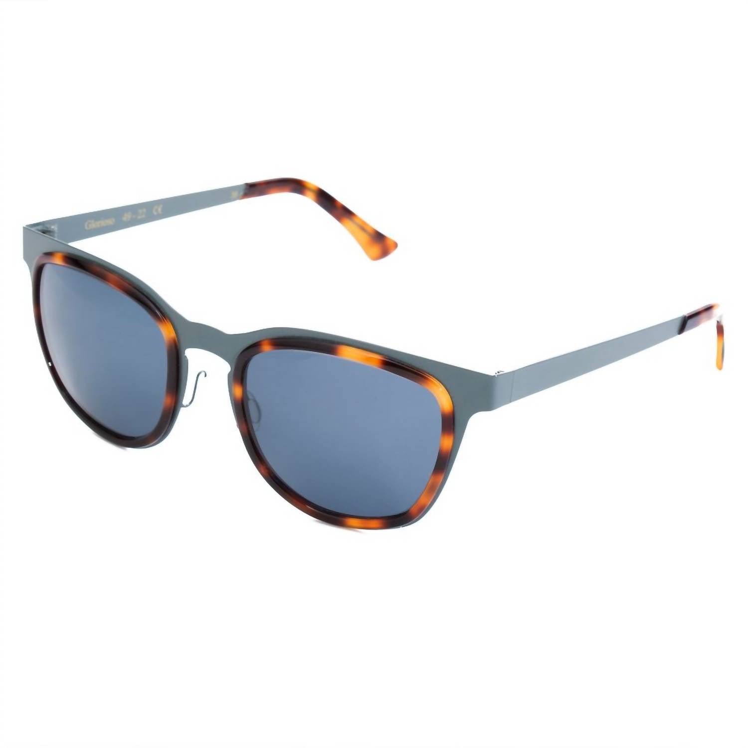 L.G.R. - Women's Stainless Steel Sunglasses - accessories - blue - stainless - steel