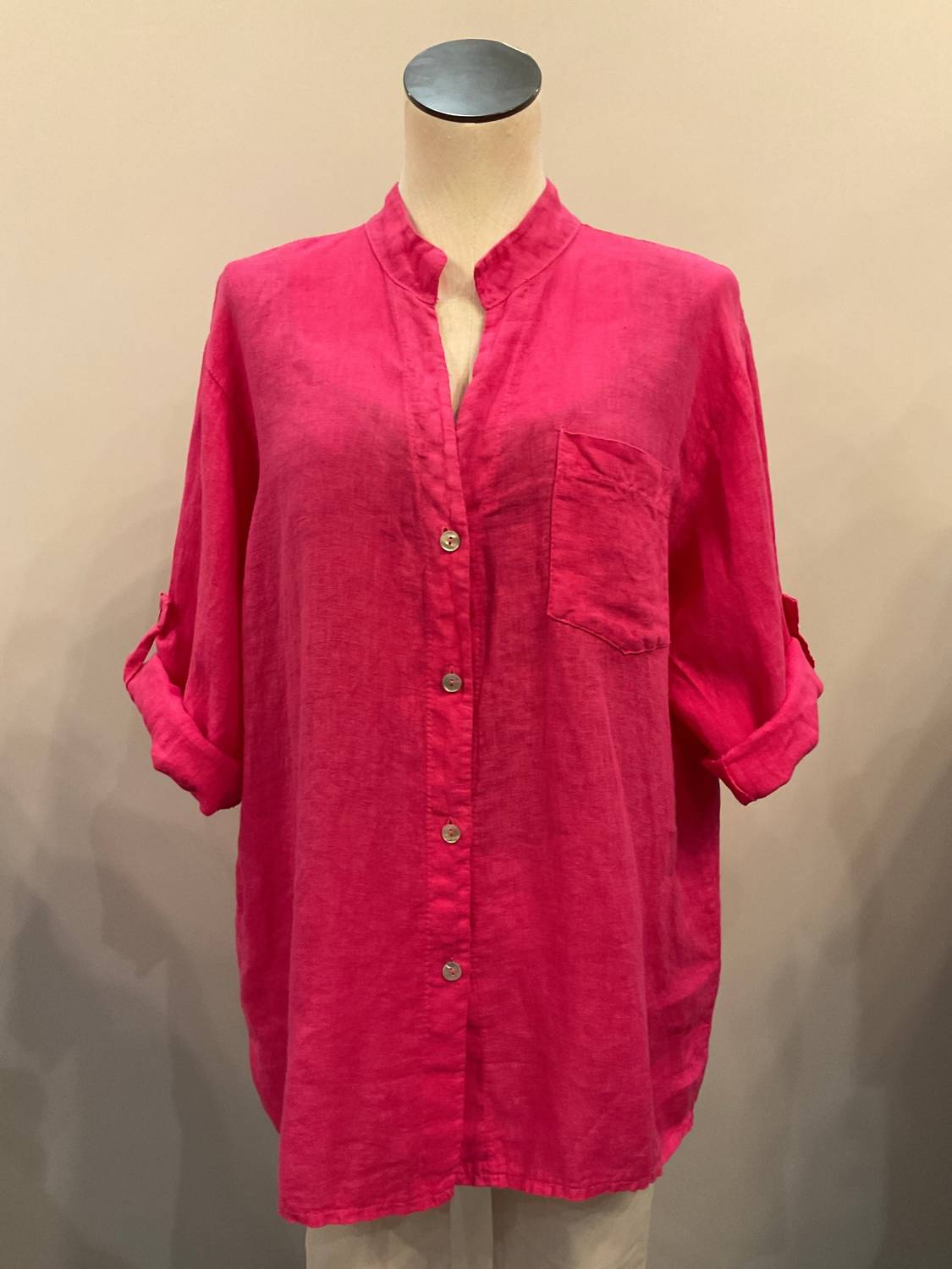 Liabella - Women's Linen Button Down Shirt