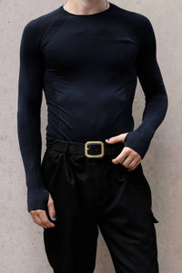 Lidia May - Unisex Classic Leather Belt