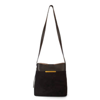 Like Dreams - Women's Midnight Quilted Suede Mini Tote Bag