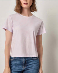 Lilla P - Contrast Roll Relaxed Crew Tee
