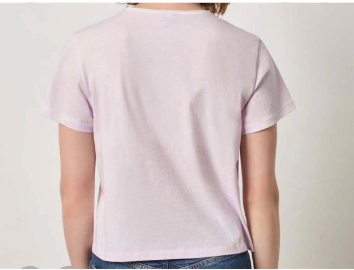 Lilla P - Contrast Roll Relaxed Crew Tee