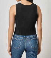 Lilla P - Cropped Scoop Tank Sweater