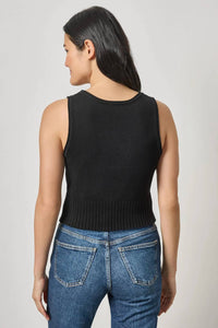 Lilla P - Cropped Scoop Tank Sweater