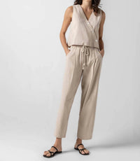 Lilla P - Cross Front Sleeveless Top