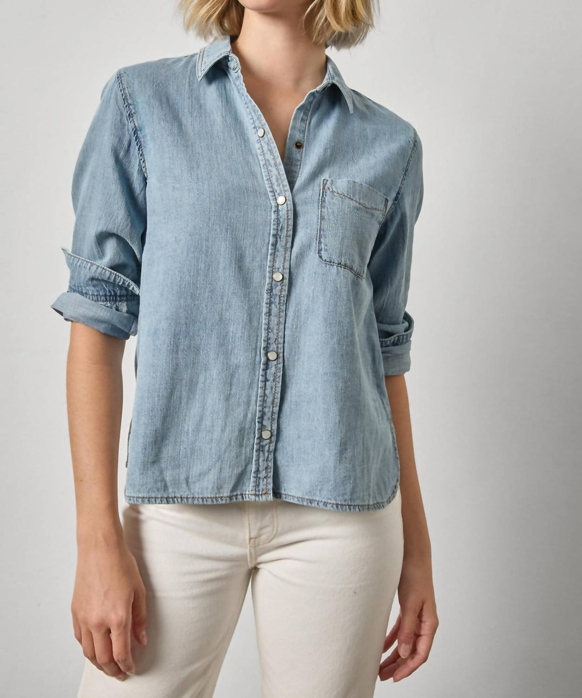 Lilla P - Denim Button Down Shirt