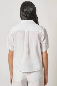 Lilla P - Folded Sleeve Button Down Shirt