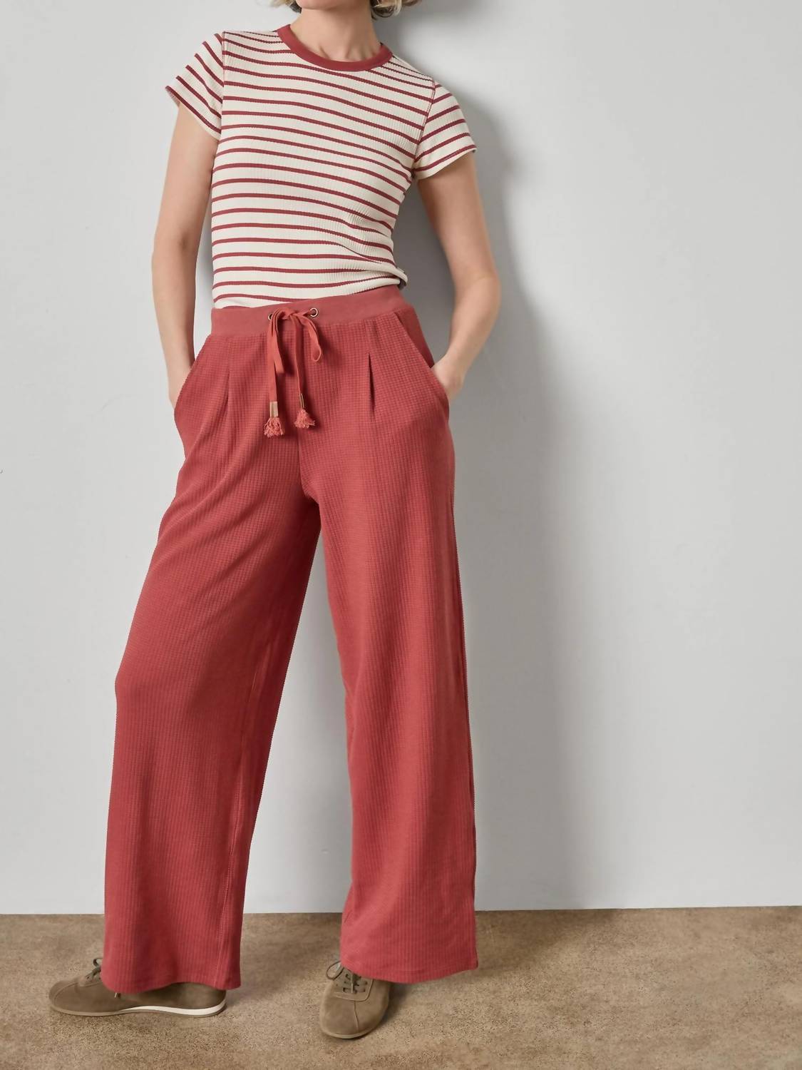 Lilla P - Full Length Pleated Pants