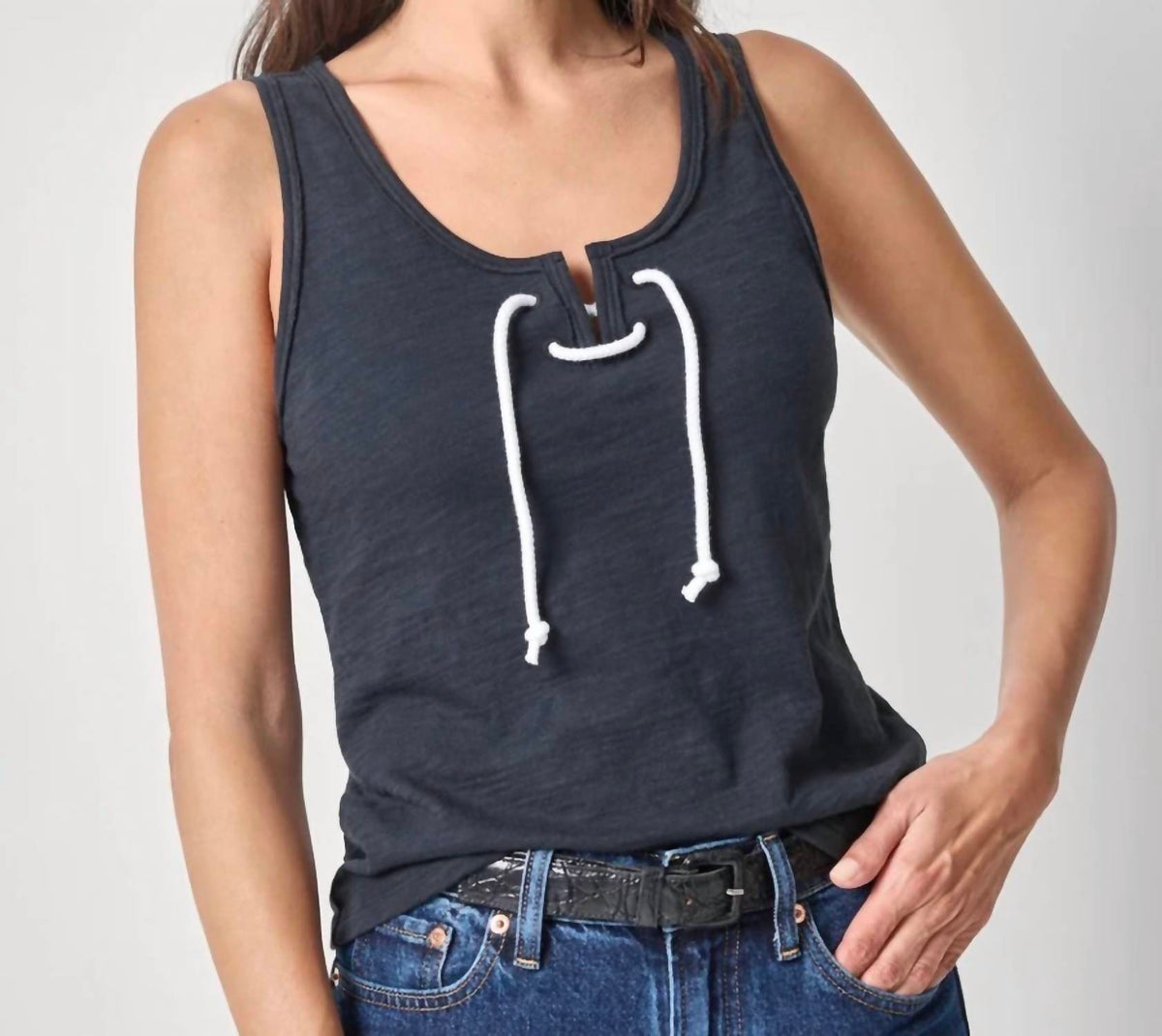Lilla P - Lace Up Tank