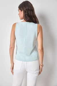 Lilla P - Lace Up Tank Top
