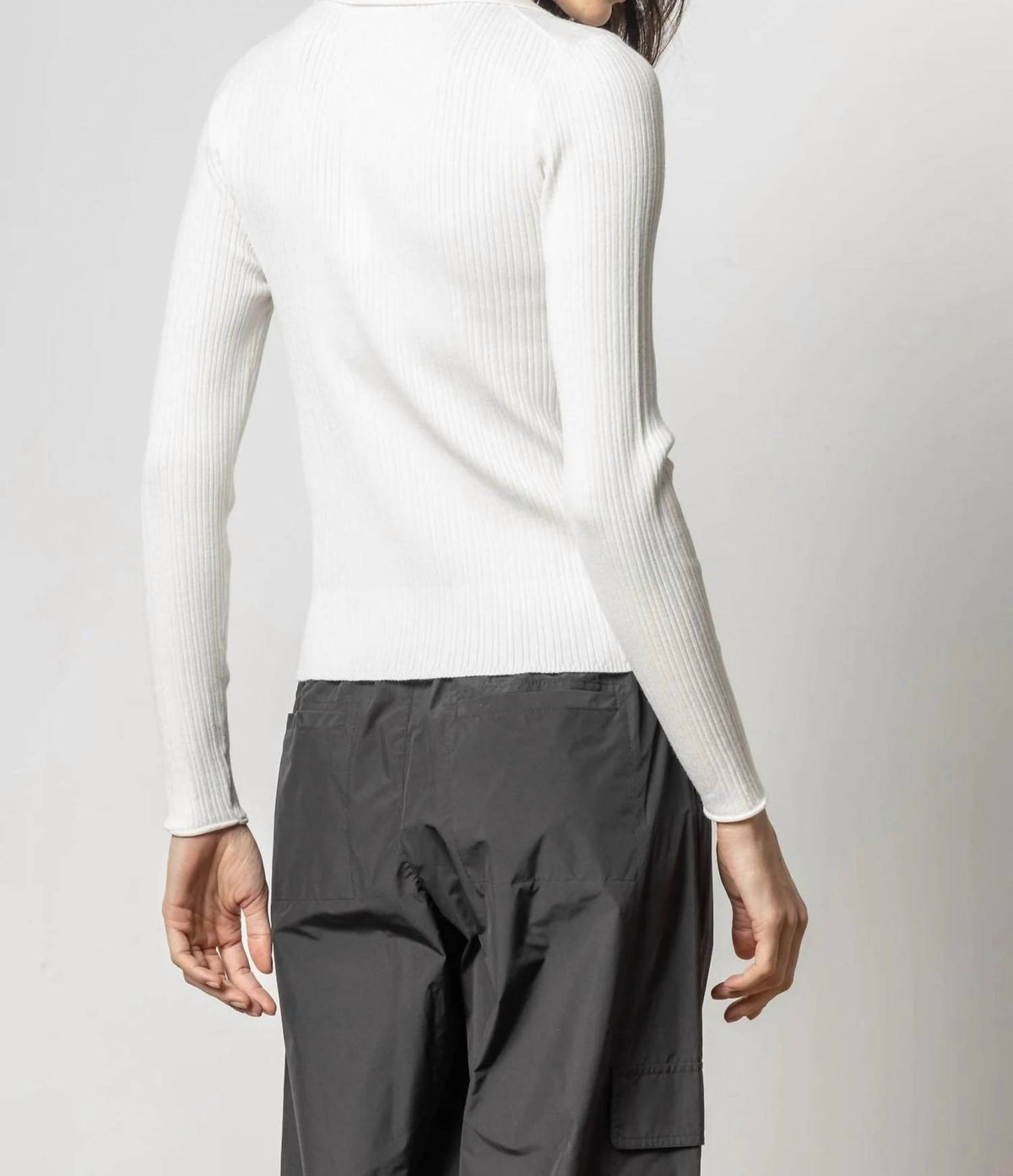 Lilla P - Polo Collar Henley Sweater
