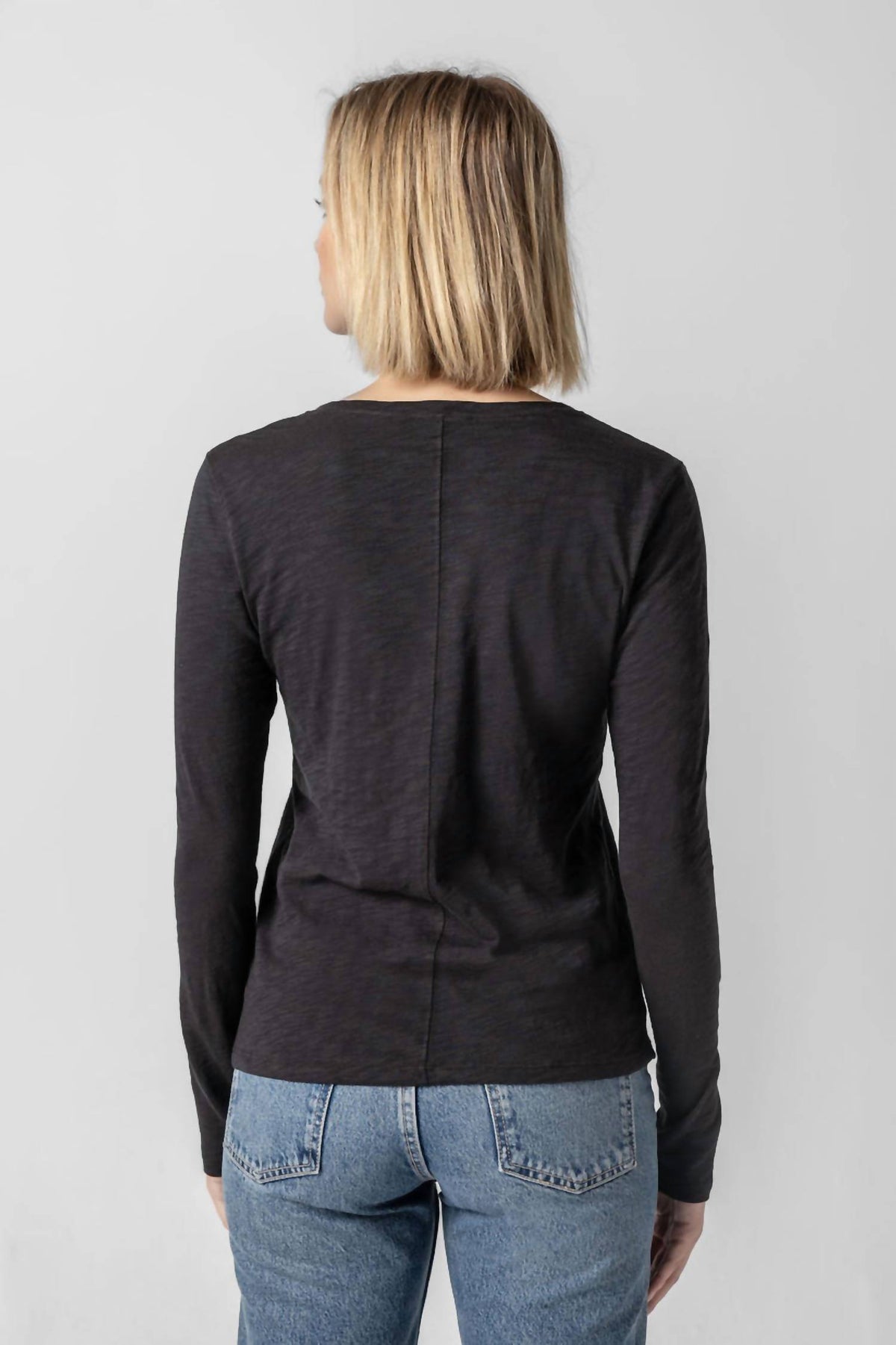 Lilla P - Rolled Edge V-neck Tee
