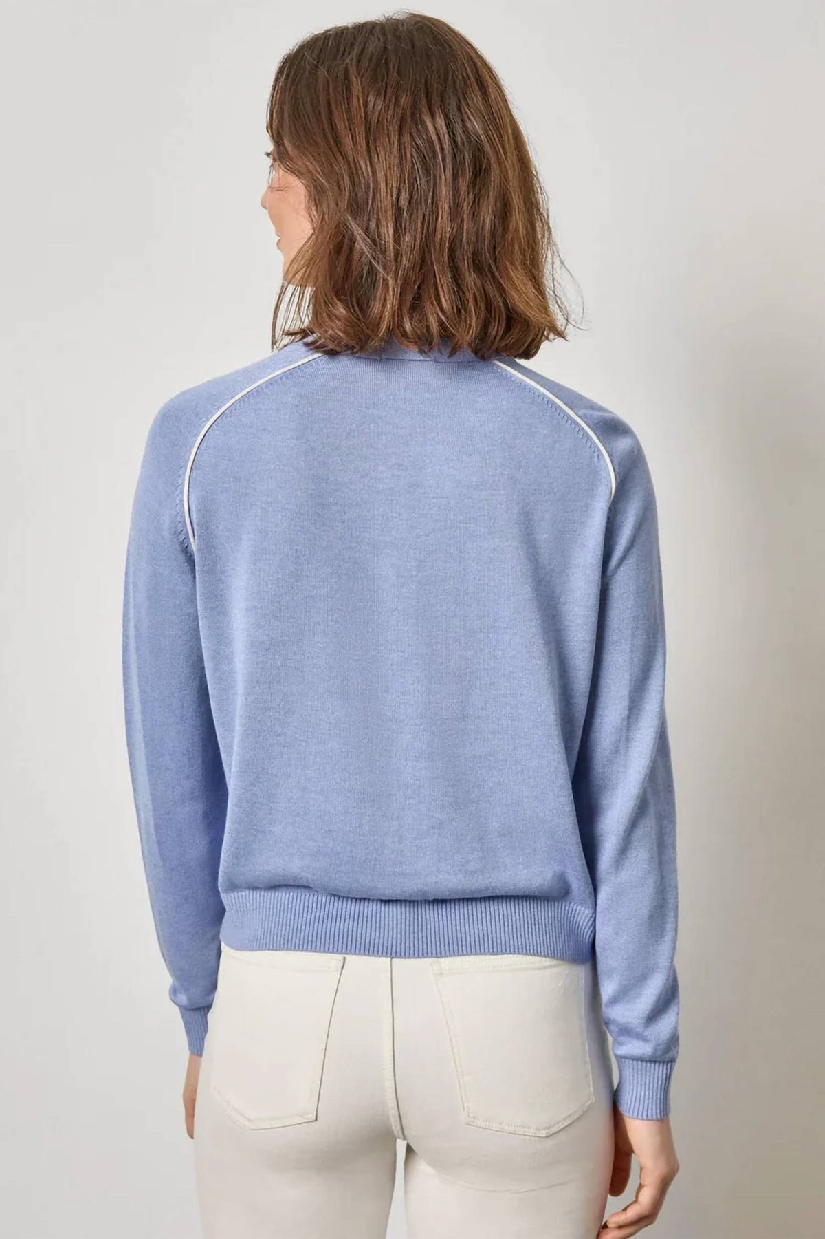 Lilla P - Saddle Sleeve V-neck Cardigan