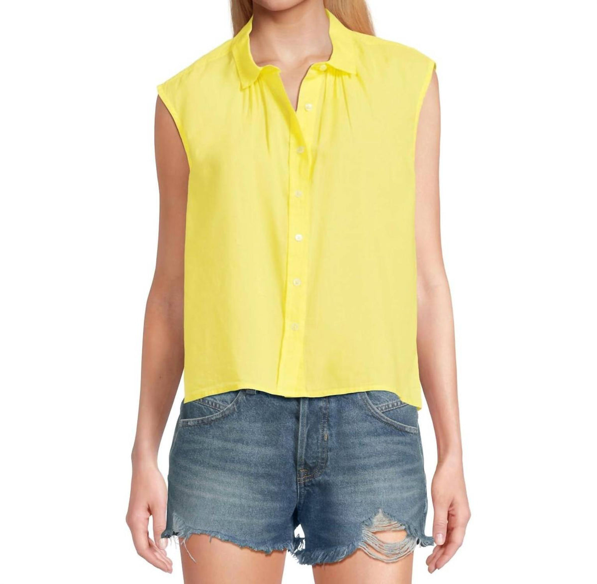 Lilla P - Short Sleeve Button Down Shirt