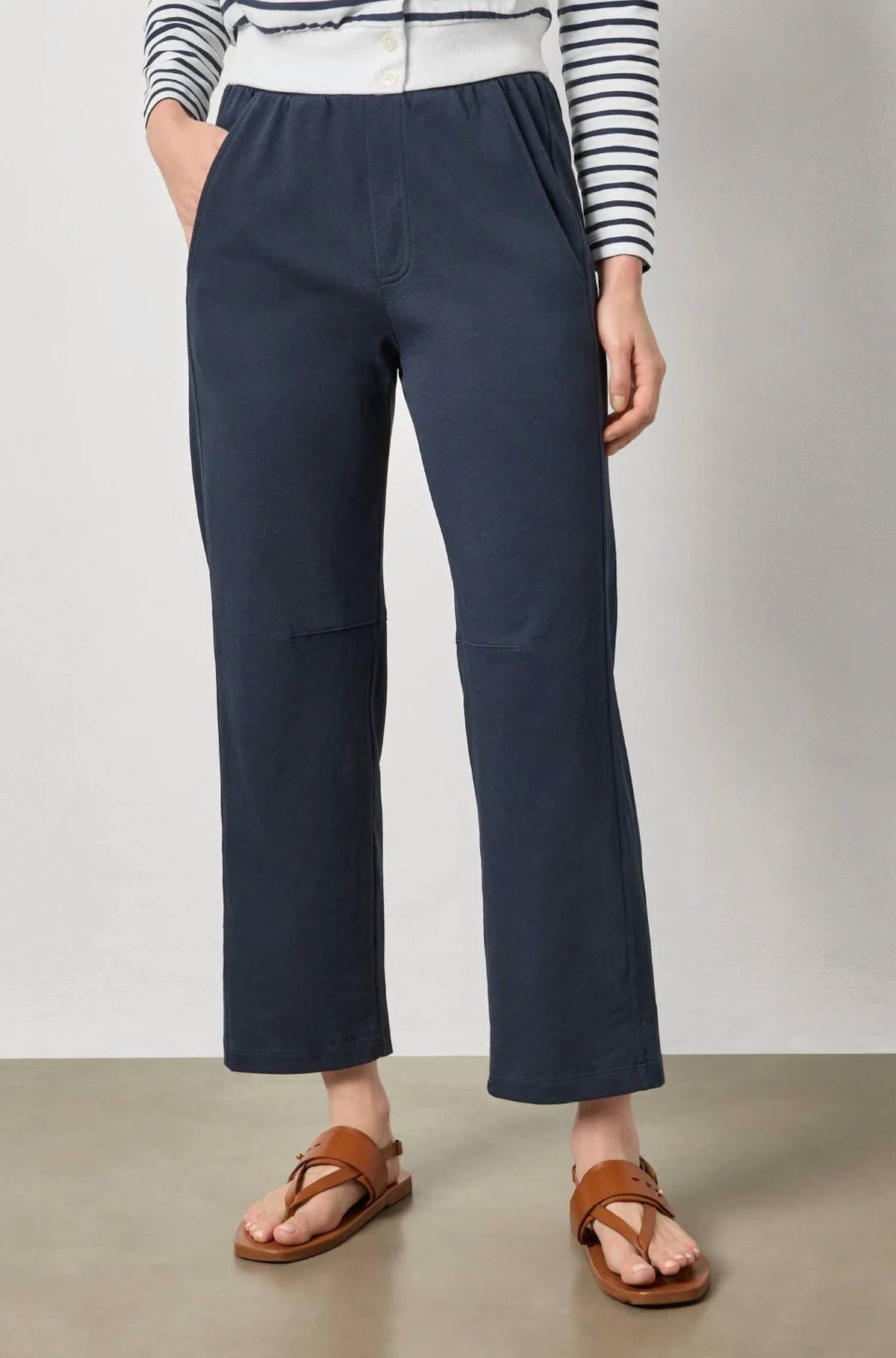 Lilla P - Side Panel Straight Leg Pant