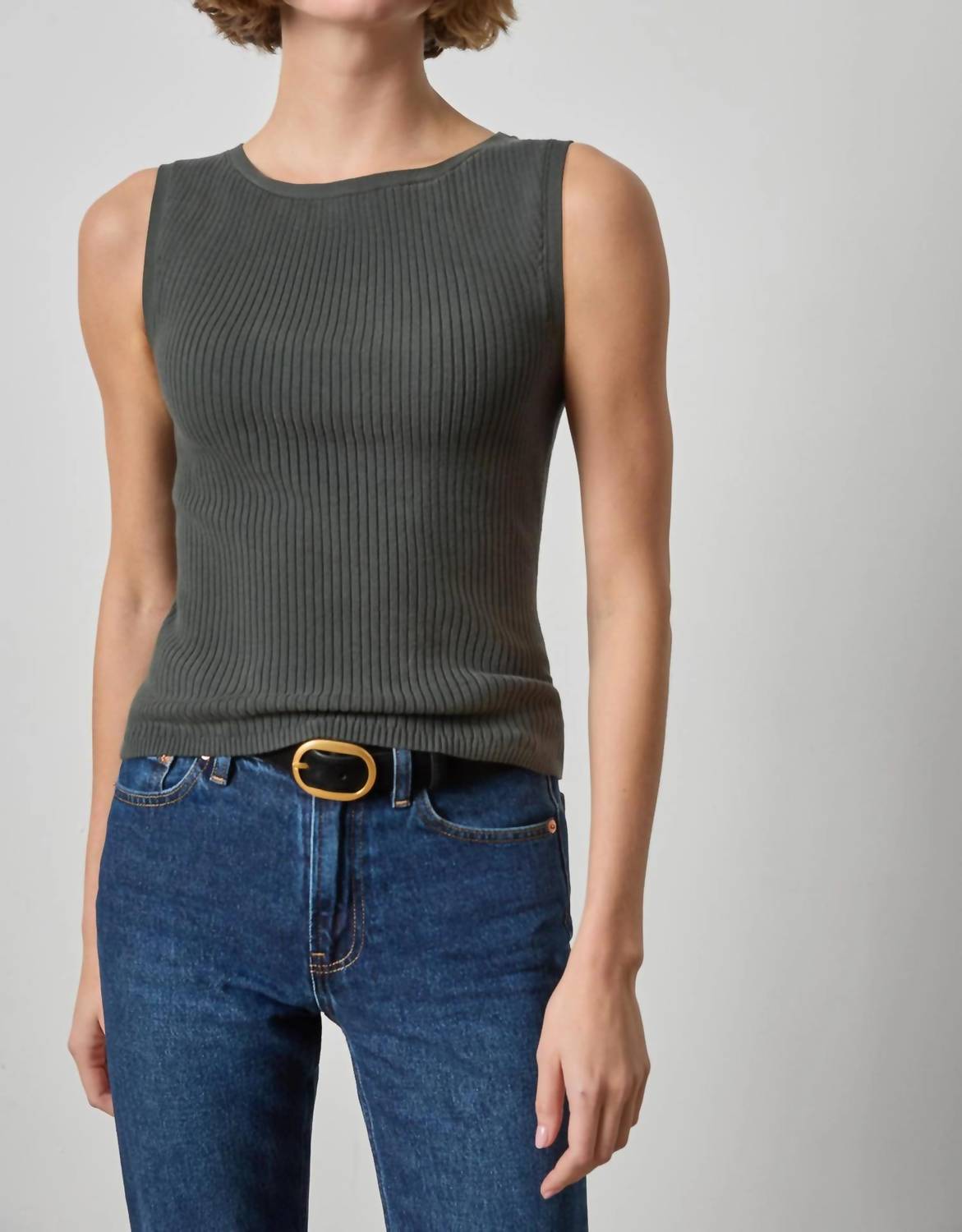 Lilla P - Sleeveless Rib Top