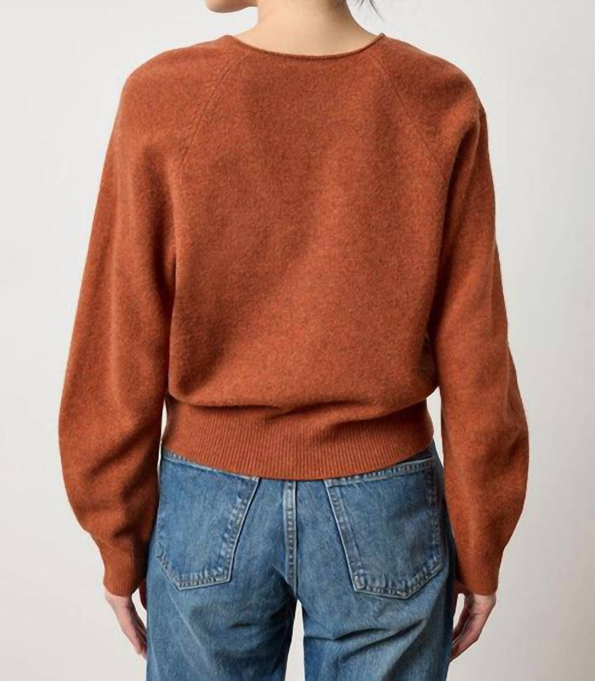 Lilla P - Split Neck Raglan Pullover